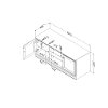 10533 Cherry Brown TV Stand (54 Inch) - Morgan-4