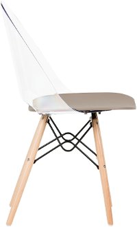 100276 Clear and Gray Eiffel Style Chair - Annexe-6