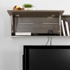 11248 Gray Maple Wall Mounted TV Stand and Shelf (66 Inch) - City Life-2