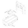 11274 White Twin Mates Storage Bed & Bookcase Headboard - Vito-4