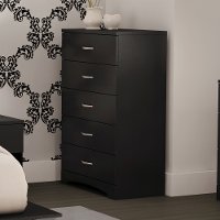 11279 Black Tall Chest of Drawers - Step One