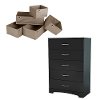 11279 Black Tall Chest of Drawers - Step One-2