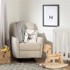 100256 Casual Beige Nursery Rocker - Cotton Candy