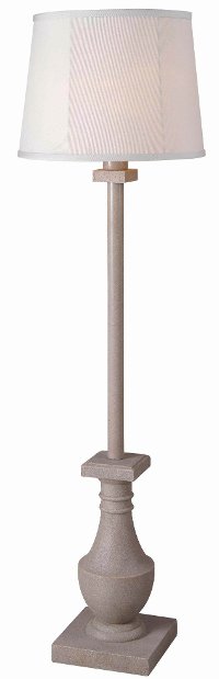 Neutral Outdoor Floor Lamp - Coquina