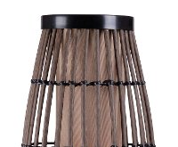 Rattan Outdoor Table Lamp with Bronze Accents - Biscayne-4