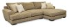 Casual Contemporary Beige 2 Piece Sectional Sofa - Baltic