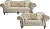 Golden Sand Velvet 2 Piece Living Room Set - Lorraine