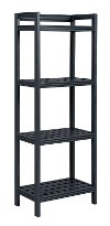 Graphite Gray Tall Bookcase/Media Tower - Beaumont