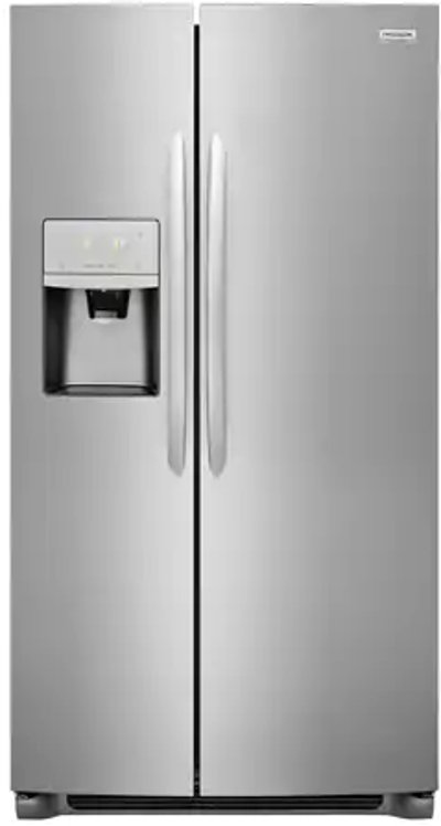 DGHX2655TF Frigidaire Gallery 25.6 cu. ft. Side by Side Refrigerator - 36 Inch Stainless Steel