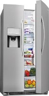 DGHX2655TF Frigidaire Gallery 25.6 cu. ft. Side-by-Side Refrigerator - 36 Inch Stainless Steel-4