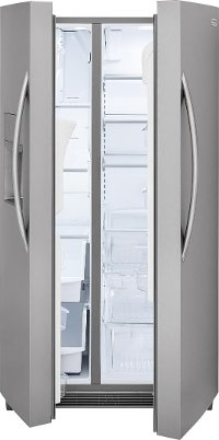 DGHX2655TF Frigidaire Gallery 25.6 cu. ft. Side by Side Refrigerator - 36 Inch Stainless Steel-5