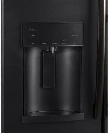 GFE28GELDS GE 27.8 cu ft French Door Refrigerator - Black Slate-3