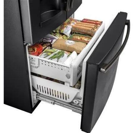 GFE28GELDS GE 27.8 cu ft French Door Refrigerator - Black Slate-4