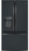 GFE28GELDS GE 27.8 cu. ft. French-Door Refrigerator - 36 Inch Black Slate