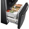 GFE28GELDS GE French Door Refrigerator - 36 Inch Black Slate-4