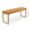 Shoe Bench Boot Organizing - Natural Bamboo