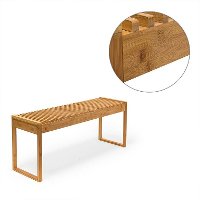 Shoe Bench Boot Organizing - Natural Bamboo-3