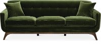 Mid Century Modern Olive Green Sofa - Falkirk