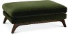 Mid Century Modern Olive Green Cocktail Ottoman - Falkirk