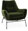 Mid Century Modern Olive Green Accent Chair - Falkirk