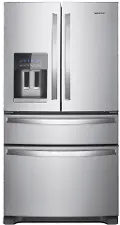 WRX735SDHZ Whirlpool 24.5 cu ft 4 Door Refrigerator - Stainless Steel