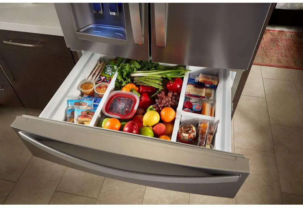 WRX735SDHZ Whirlpool 24.5 cu ft 4 Door Refrigerator - Stainless Steel-5