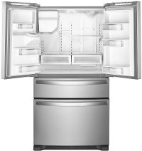 WRX735SDHZ Whirlpool 36 Inch 4 Door French Door Refrigerator - 24.5 cu. ft., Fingerprint Resistant Stainless Steel-8