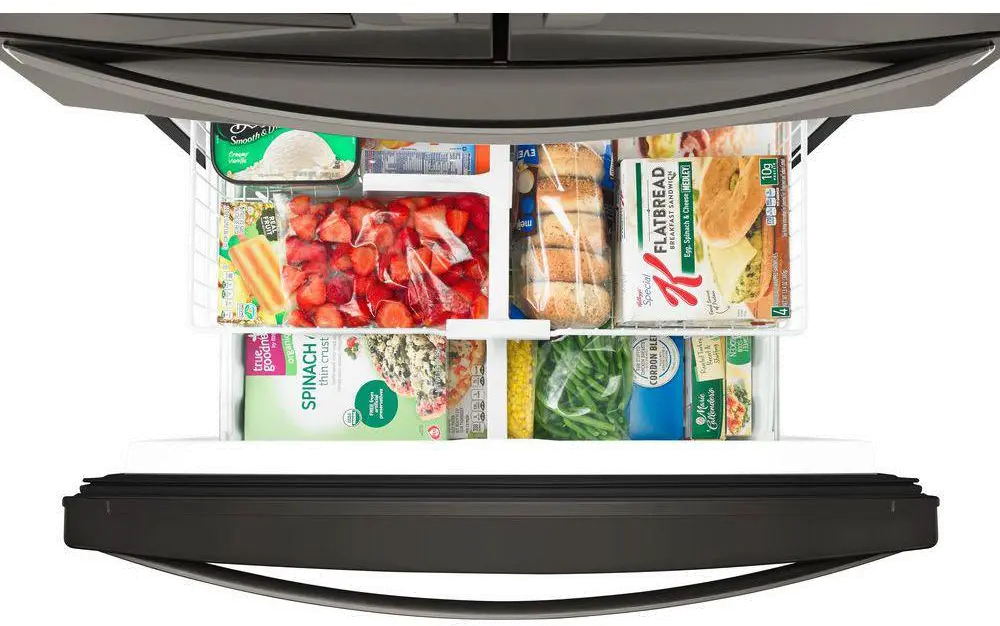 WRX735SDHV Whirlpool 24.5 cu ft 4 Door Refrigerator - Black Stainless Steel-3