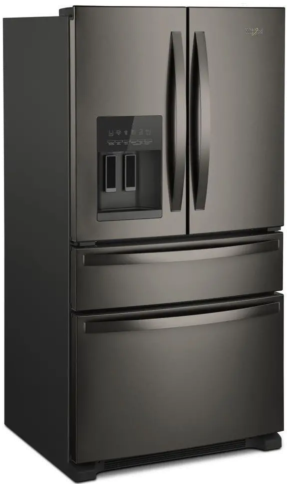 WRX735SDHV Whirlpool 24.5 cu ft 4 Door Refrigerator - Black Stainless Steel-5