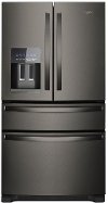 WRX735SDHV Whirlpool 36 Inch 4 Door French Door Refrigerator - 24.5 cu. ft., Black Stainless Steel