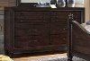 Clearance Traditional Dark Brown Dresser - Catawba