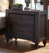 Clearance Traditional Dark Brown Nightstand - Catawba