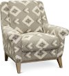 Casual Contemporary Flax Tan Accent Chair - Bowie