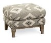 Casual Contemporary Flax Tan Accent Ottoman - Bowie