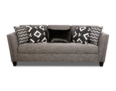 Modern Contemporary Gray Sofa - Carbon