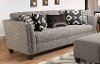 Modern Contemporary Gray Sofa - Carbon-2