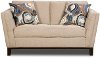 Mid-Century Modern Taupe Loveseat - Patchquilt