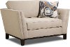 Mid-Century Modern Taupe Chair - Patchquilt