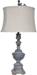 Resin Antique Iron Weather Vane Table Lamp
