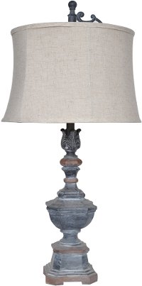 Resin Antique Iron Weather Vane Table Lamp