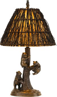 Resin Bear Table Lamp