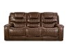 Chocolate Brown Power Sofa - Desert