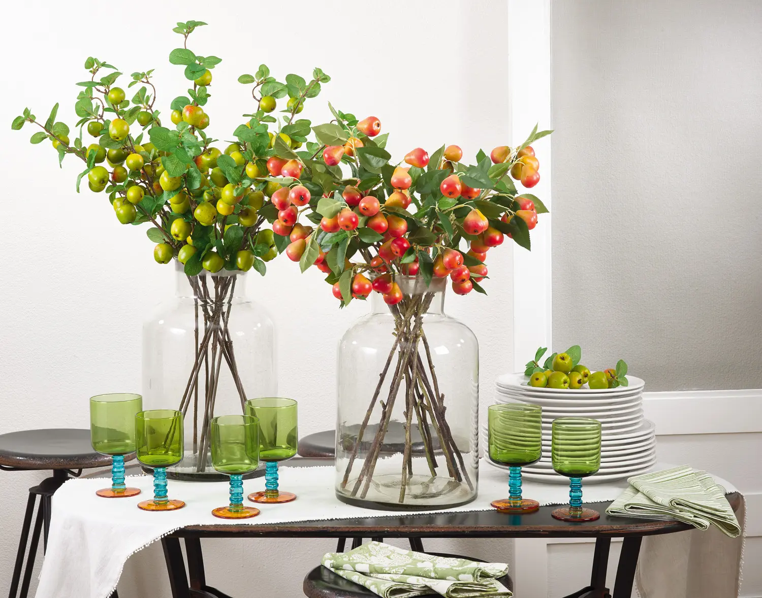 28 Inch Pear Branch Stem For Arrangement-2