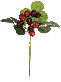 11 Inch Strawberry Stem For Arrangement