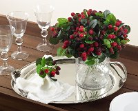 11 Inch Strawberry Stem For Arrangement-2