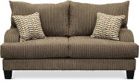 Contemporary Dark Gray Loveseat - Laguna