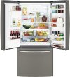 GYE18JMLES GE 33 Inch Counter-Depth French-Door Refrigerator - Slate-2
