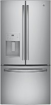 GYE18JSLSS GE French-Door Refrigerator - 33 Inch Counter-Depth Stainless Steel