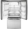 GYE18JSLSS GE French-Door Refrigerator - 33 Inch Counter-Depth Stainless Steel-3