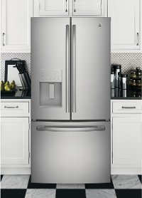 GYE18JSLSS GE French Door Refrigerator - 33 Inch Stainless Steel Counter-Depth-6